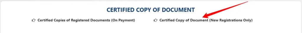 igrs telangana certified copy